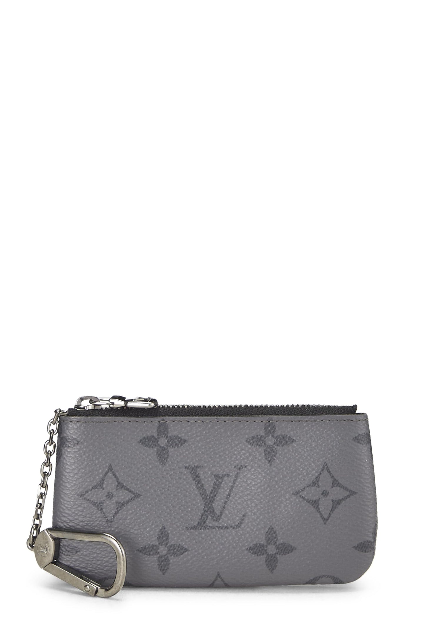 Louis Vuitton,  Monogram Eclipse Reverse Pochette Clefs, Black