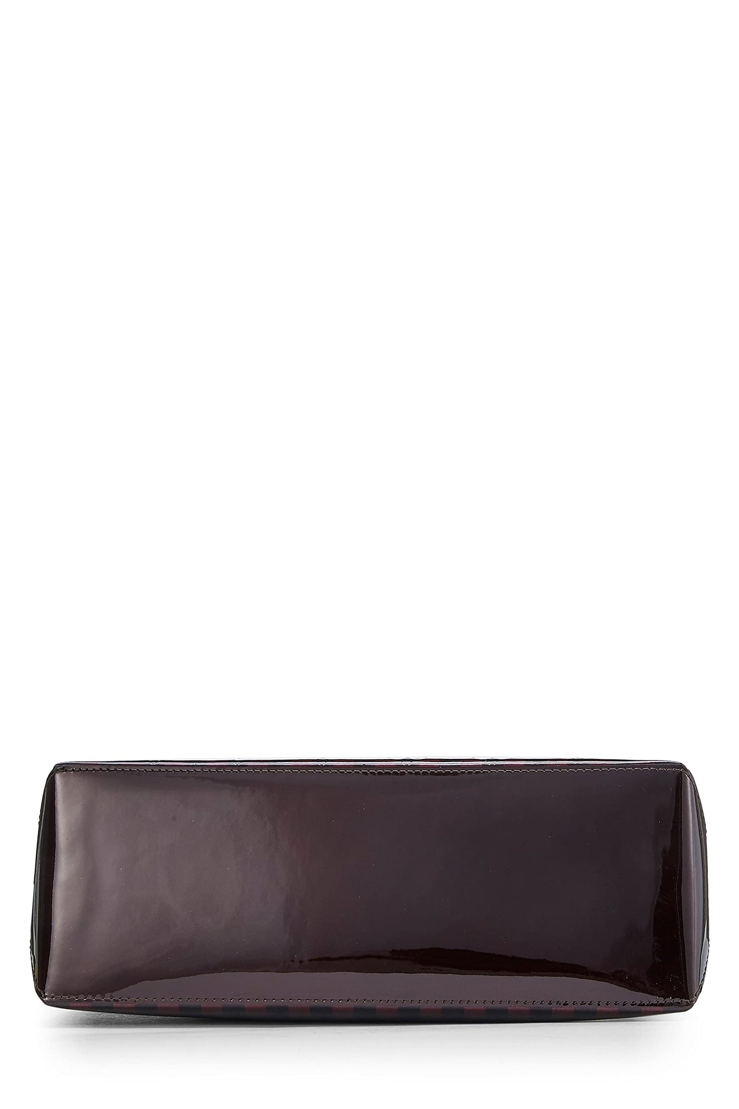 Louis Vuitton,  Griotte & Amarante Monogram Vernis Rayures Wilshire PM, Purple
