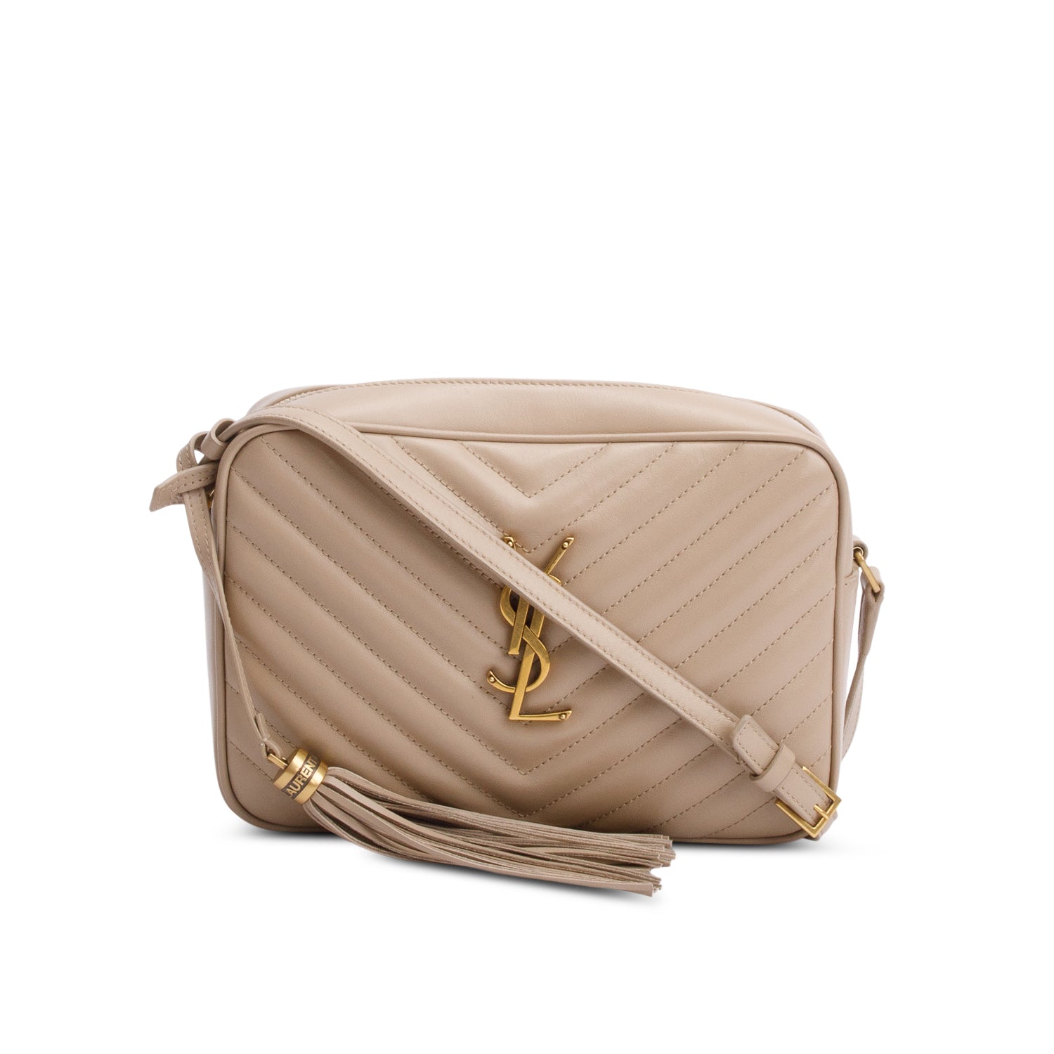 YSL Saint Laurent Lou Camera Bag Leather Quilted Crossbody Bag Box 62056