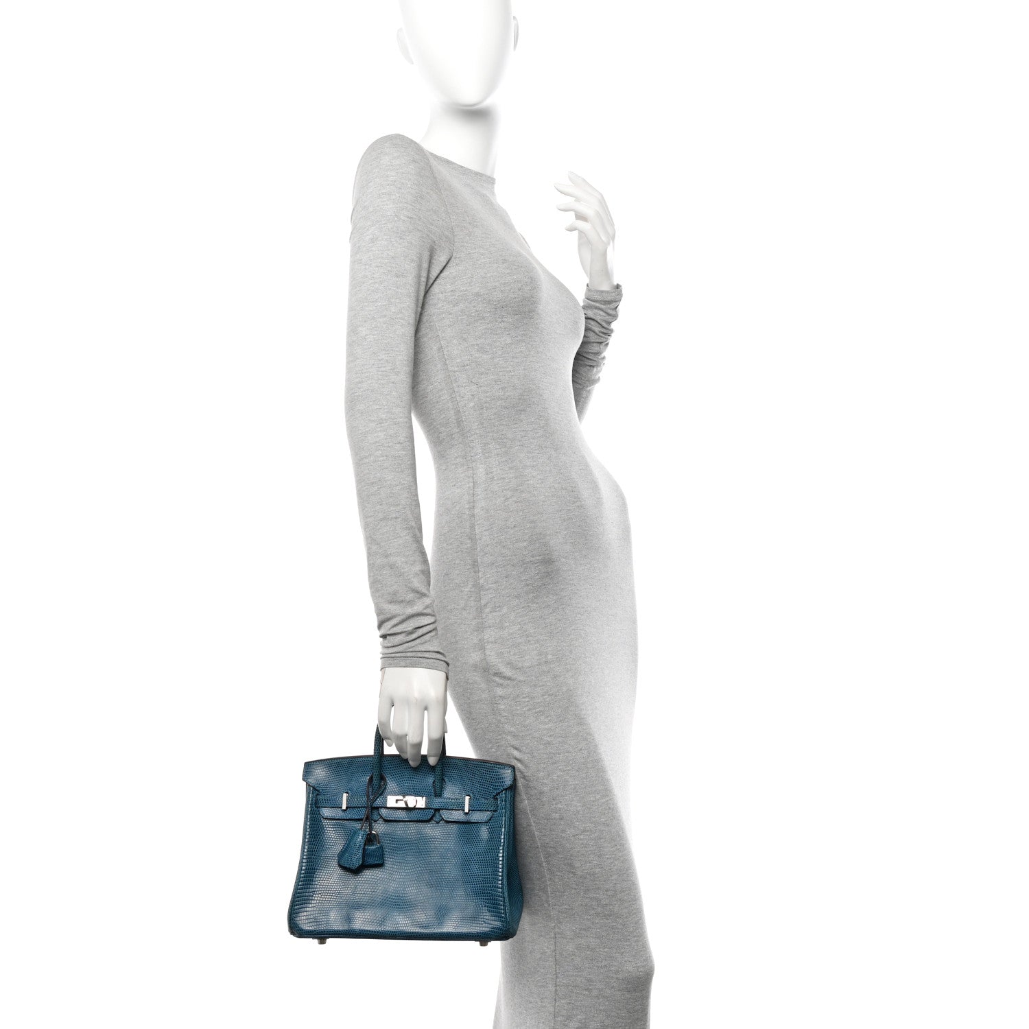 Hermes Lizard Birkin Mykonos Handbag Travel Bag