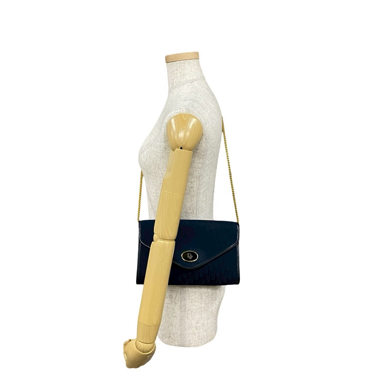 Dior Christian Trotter Shoulder Bag Leather Canvas Shoulder Bag 2