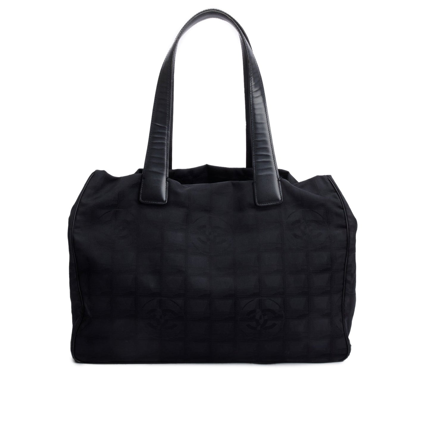 Chanel Ligne Canvas Black Travel Bag 3