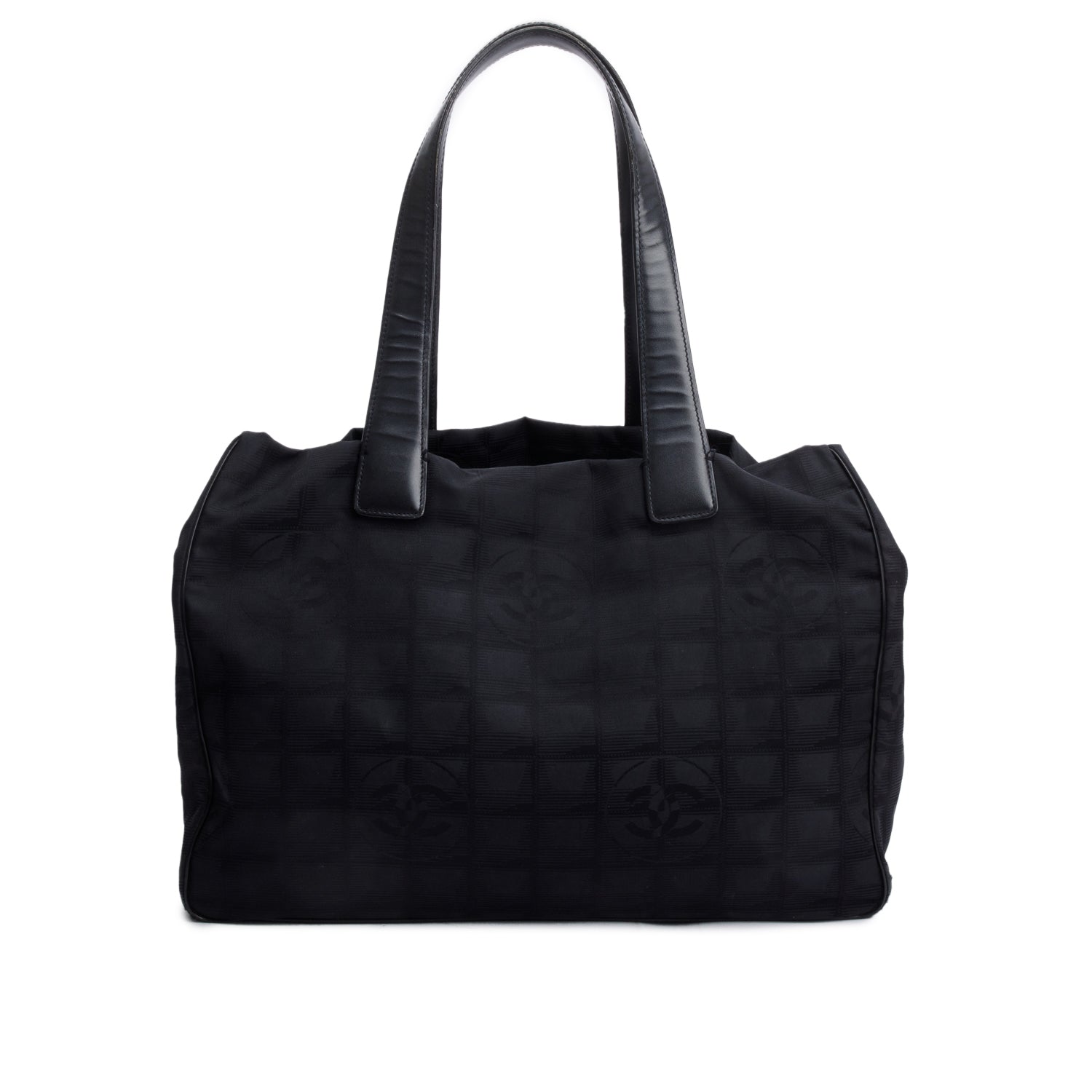 Chanel Ligne Canvas Black Travel Bag 3
