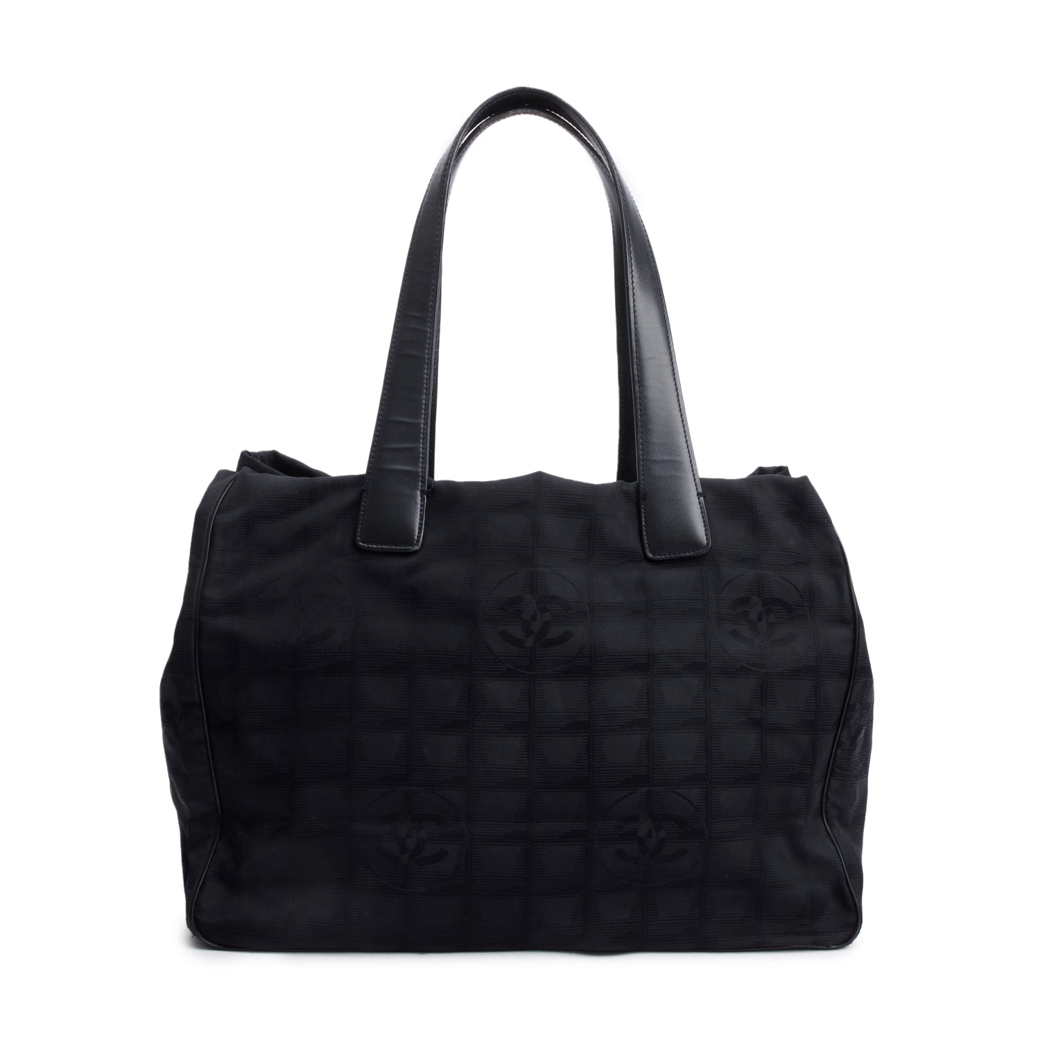 Chanel Ligne Canvas Black Travel Bag 3