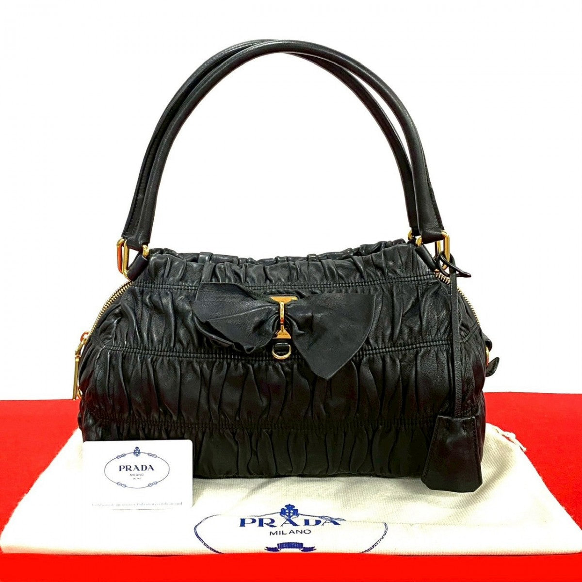 Women Leather Black Travel Bag