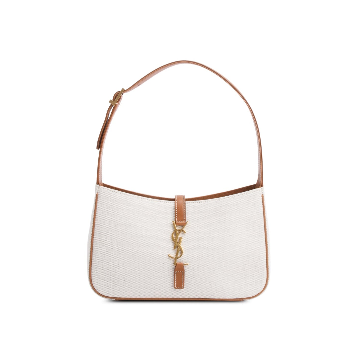 YSL Saint Laurent And Le Bag Leather Canvas Travel Bag