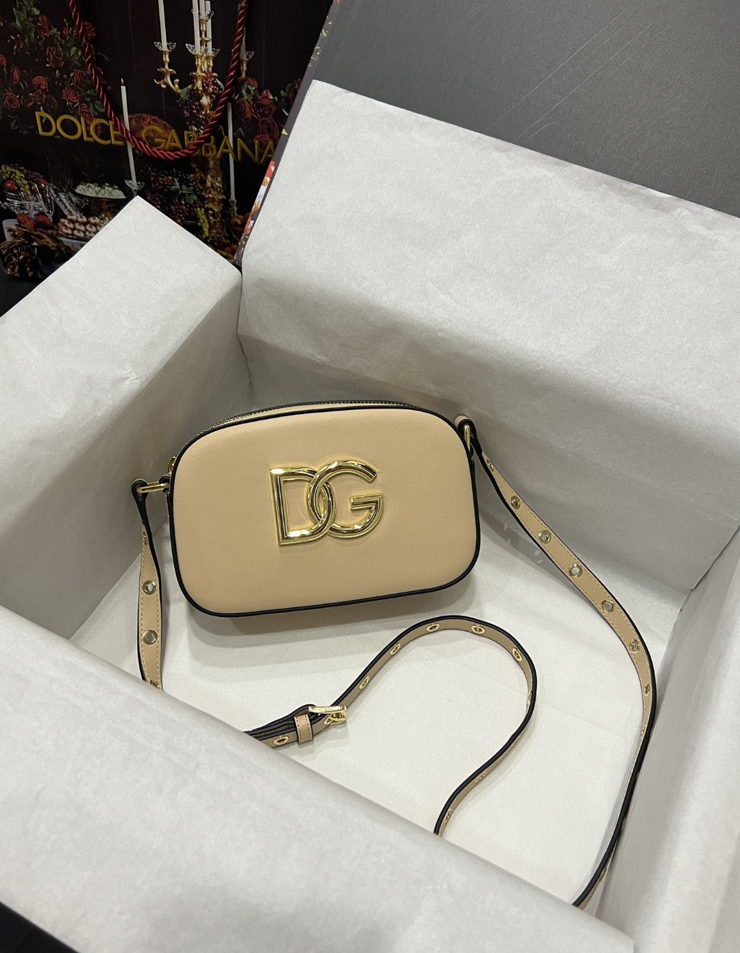 Top Quality7095Aw57680404 Beige Crossbody Bag
