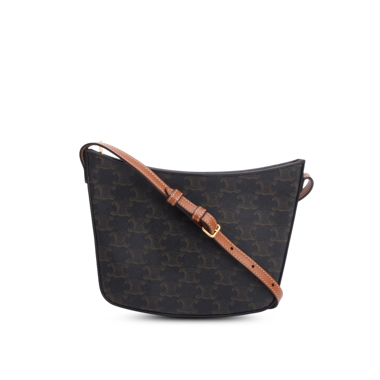 Celine Triomphe Croque Hobo Bag Canvas Medium Travel Bag