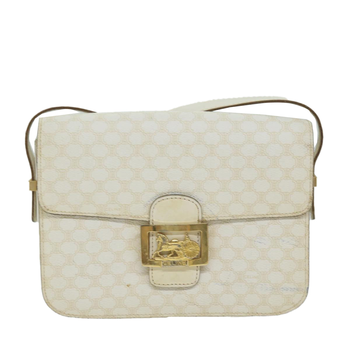 Luxury Macadam Shoulder Bag Pvc Whe Leather Canvas