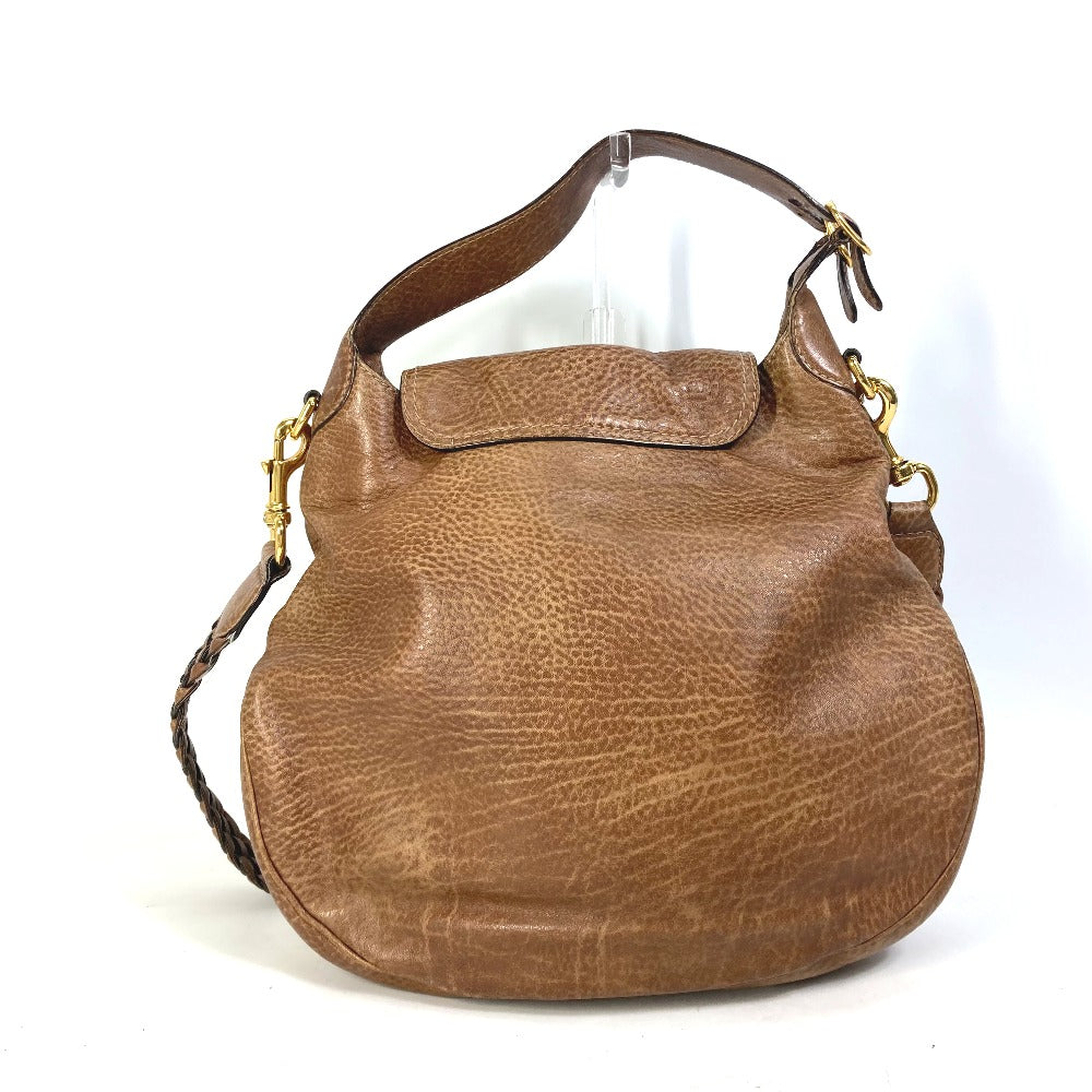 Gucci Horsebit Leather Brown Crossbody Bag