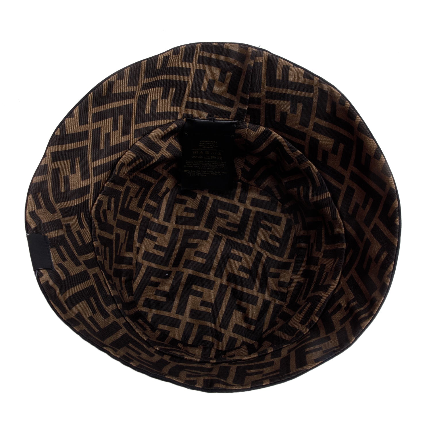 Fendi Versace Fendace Silk Hat Size Bucket Bucket Bag
