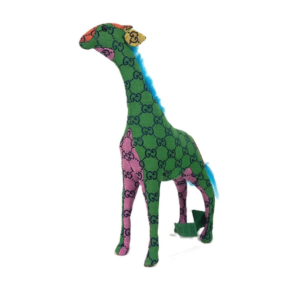 Gucci Plush Doll GG Decorative Canvas Multicolor Handbag