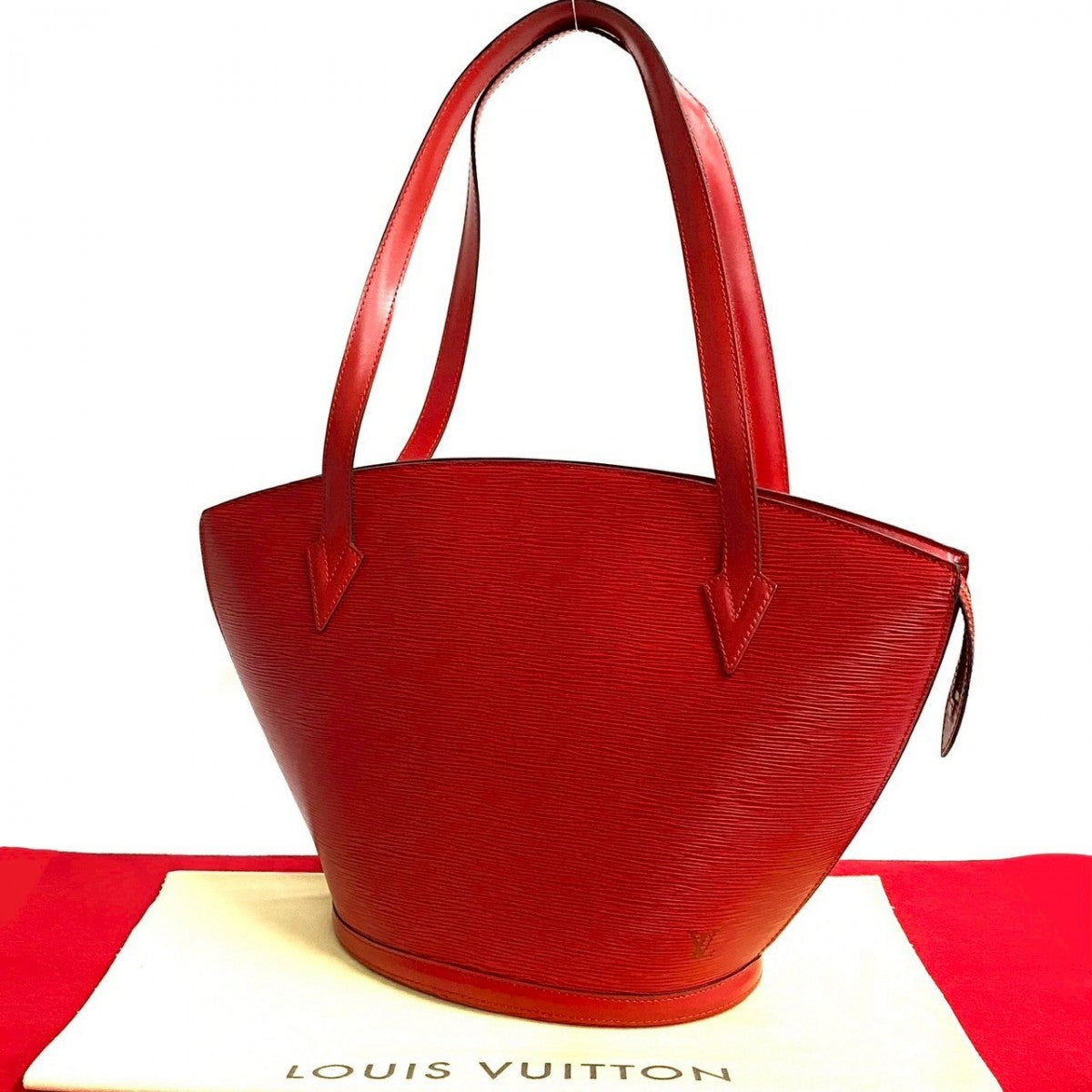 Louis Vuitton M52267 Epi Sunjack shopping Leather Red Tote Bag