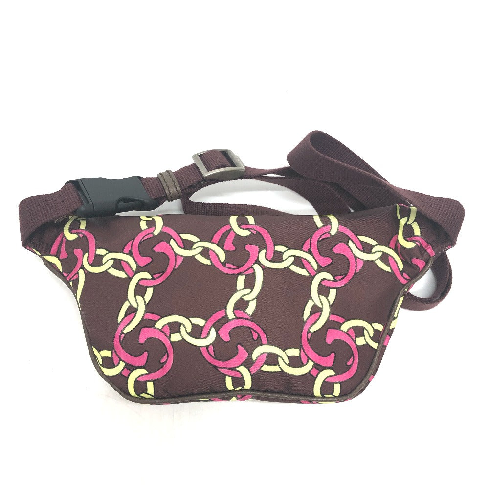 Gucci Sling NORTH FACE collaboration waist Nylon Brown Handbag