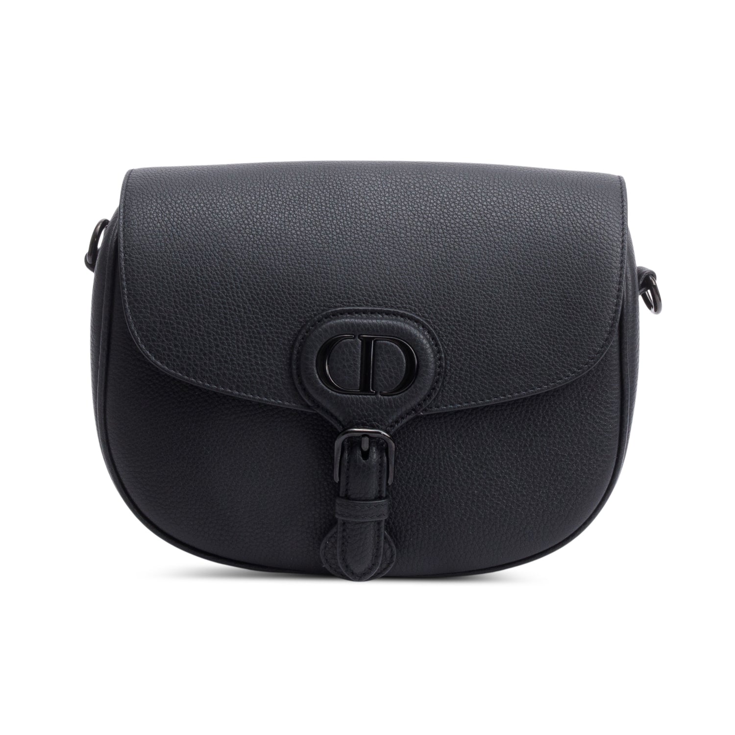 Dior Christian Ultramatte Bobby Bag Leather Black Travel Bag