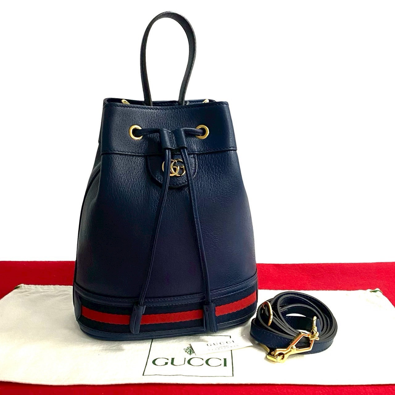 Gucci Ophidia 2Way Bag Leather Bucket Bucket Bag