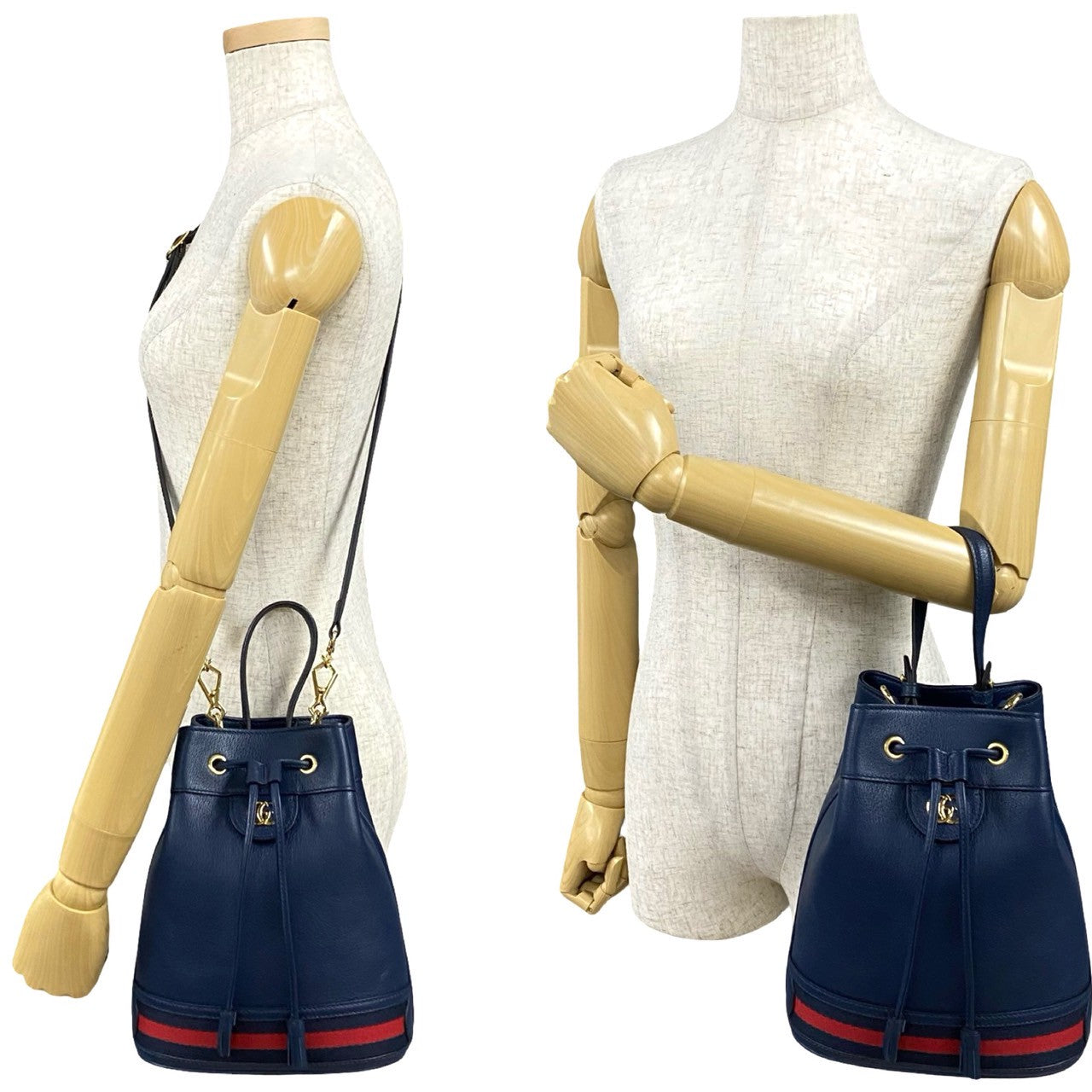 Gucci Ophidia 2Way Bag Leather Bucket Bucket Bag