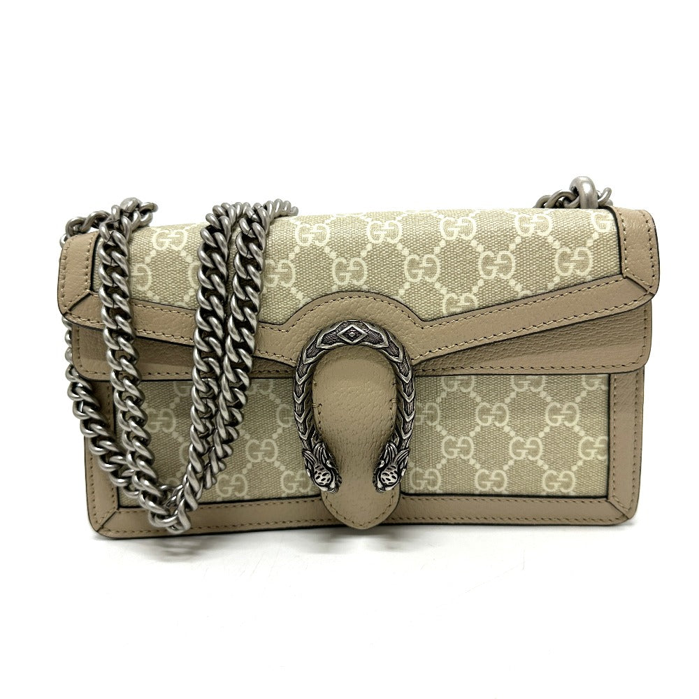 Gucci GG Supreme GG Dionysus Canvas Beige Shoulder Bag