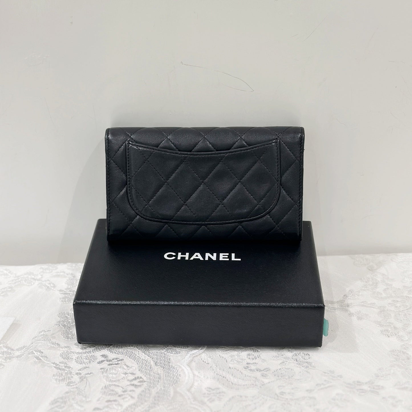 Chanel classic long flap wallet