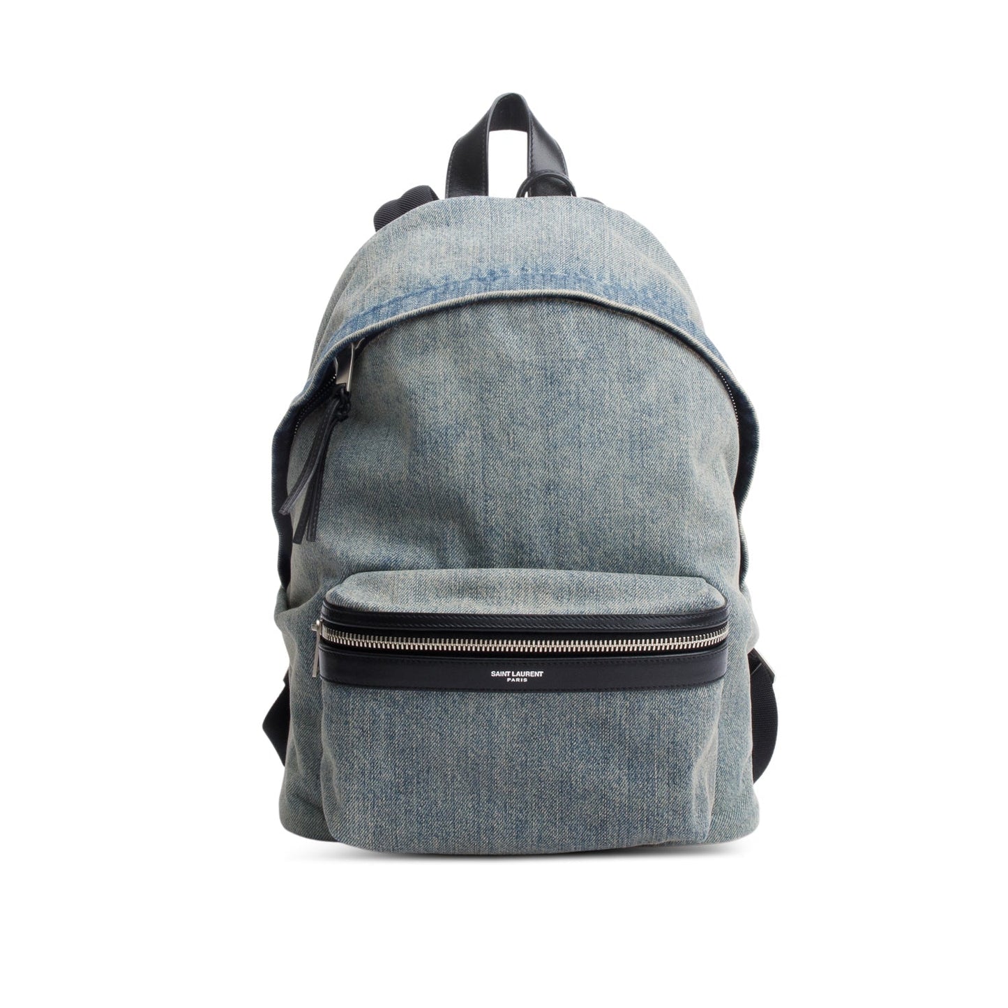 YSL Saint Laurent City Backpack Denim Blue