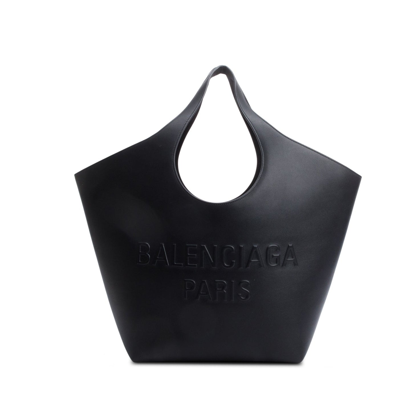 Balenciaga Calfskin Mary Kate Tote Leather Black Tote Bag