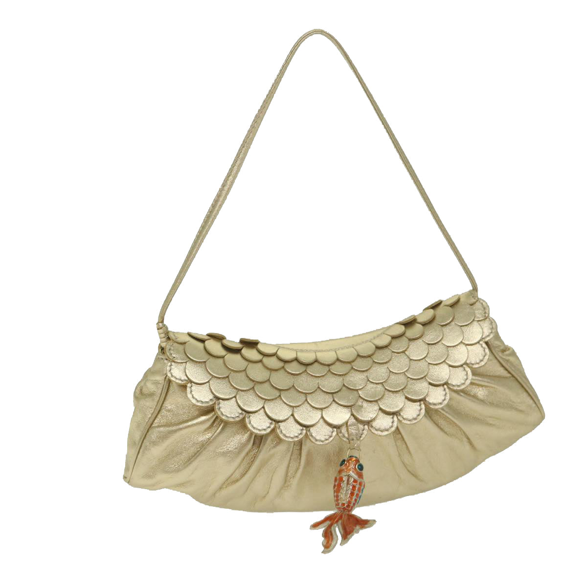 Luxury Hand Bag Leather Gold Travel Bag