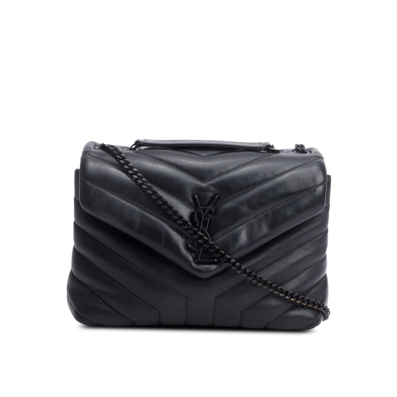 YSL Saint Laurent So Small Loulou Shoulder Bag Leather Quilted