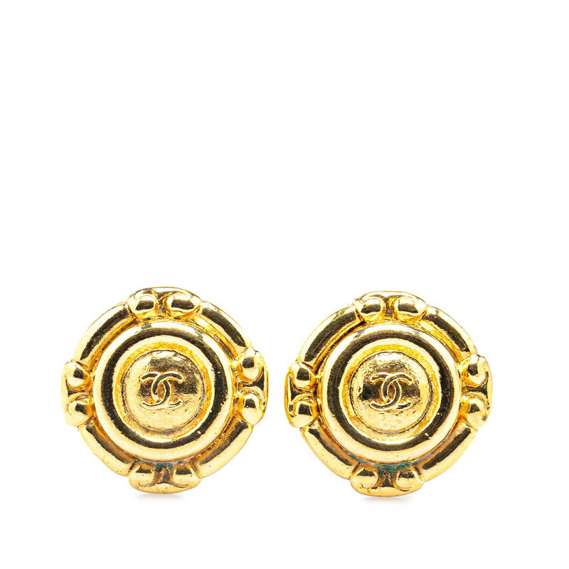 Chanel Coco Mark Round Earrings Bag