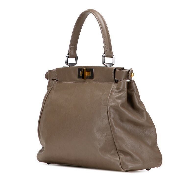Fendi Peekaboo 2Way Bag Leather Travel Bag 2Way Bag 13