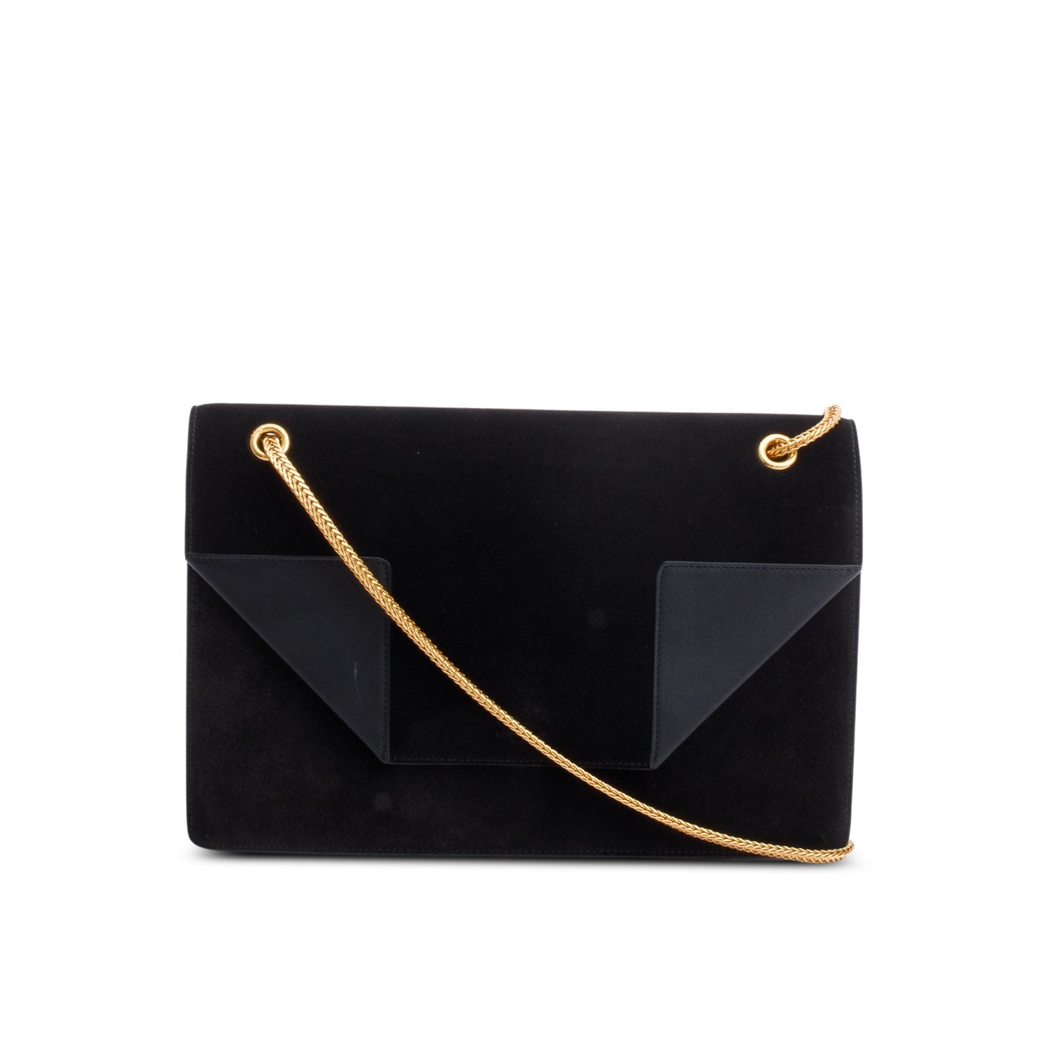 YSL Saint Laurent Betty Shoulder Bag Suede Black