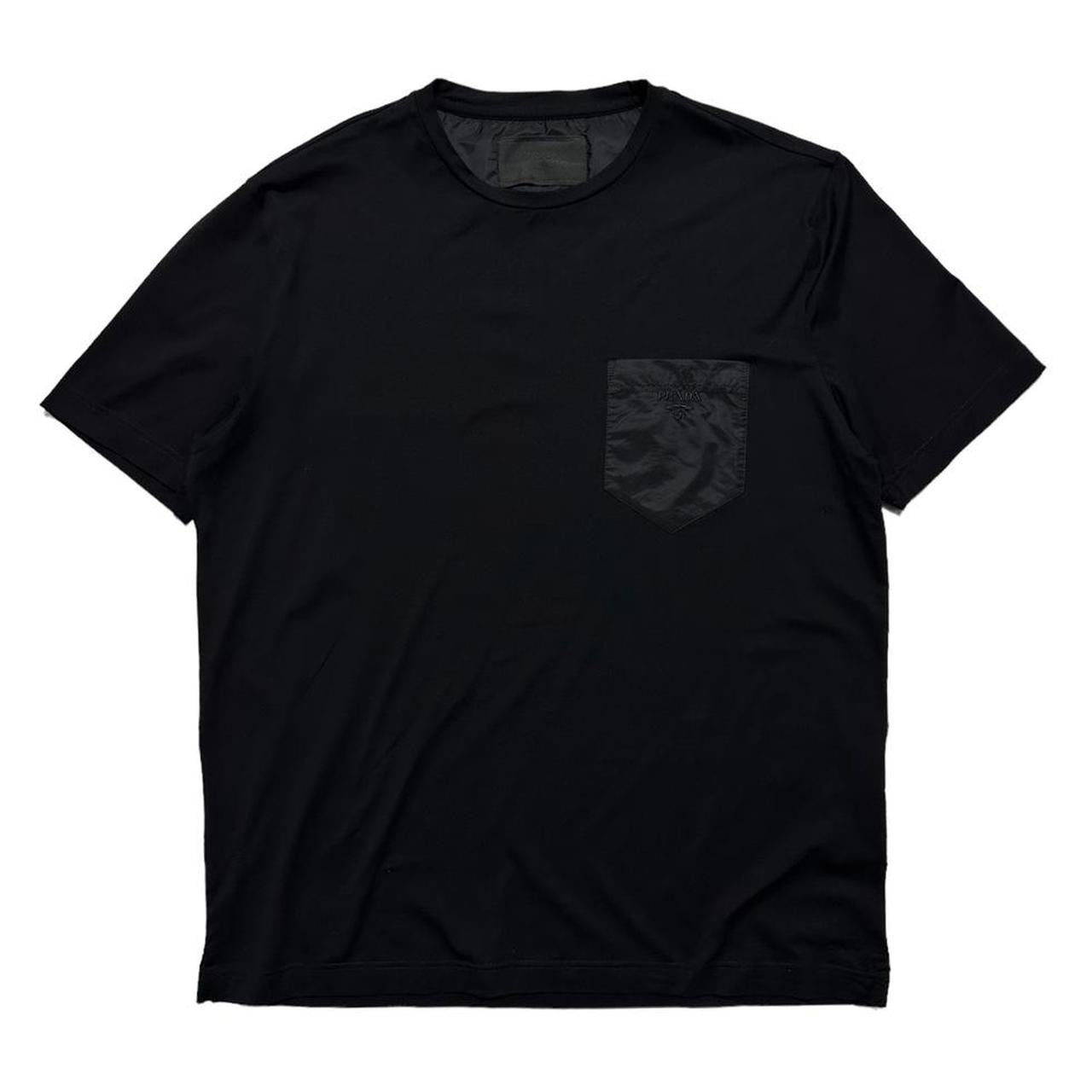 Prada Handbag Side T-Shirt Black Logo