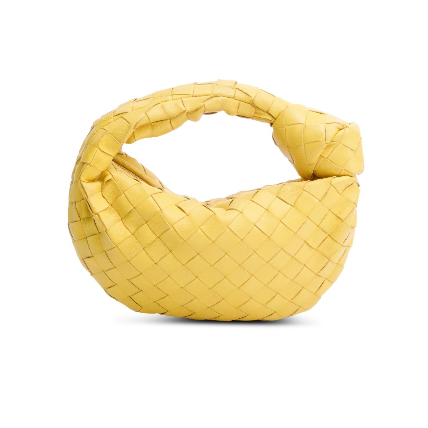 Bottega Veneta Yellow Intrecciato Jodie Bag Leather Mini Travel Bag