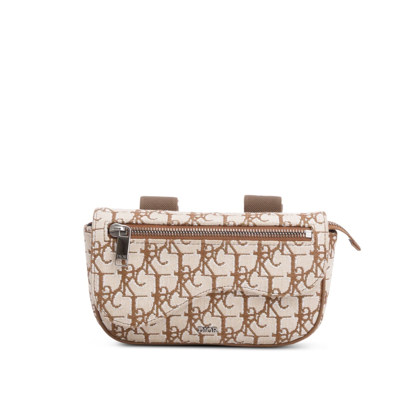Dior Christian X Cactus Jack Oblique Saddle Arm Beige Travel Bag