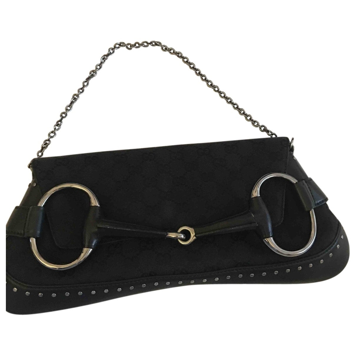 Gucci black cloth handbag