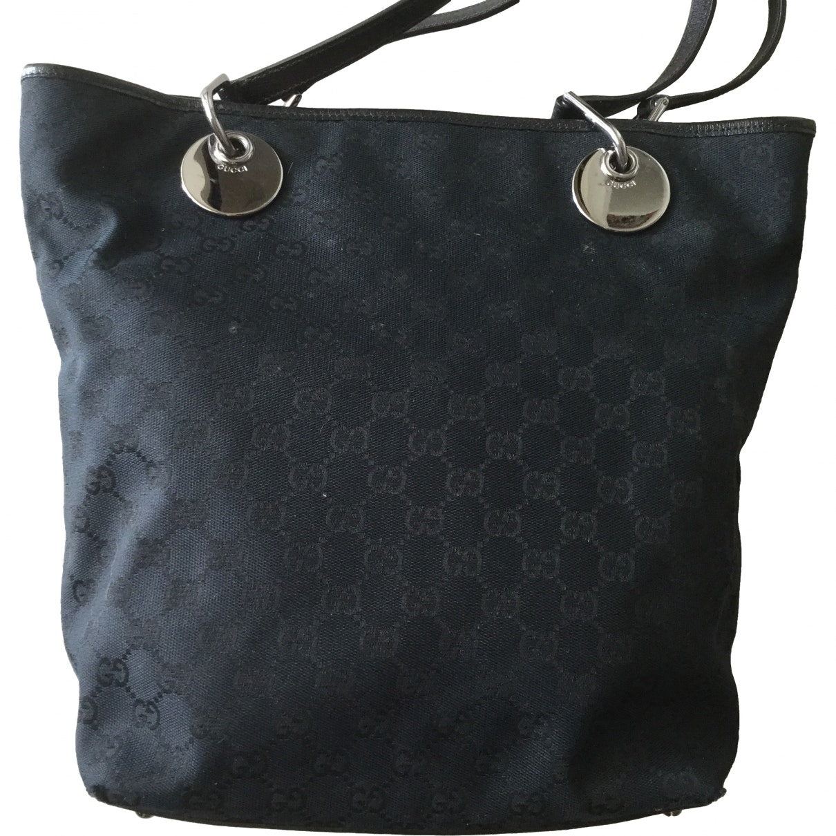 Gucci black cloth handbag