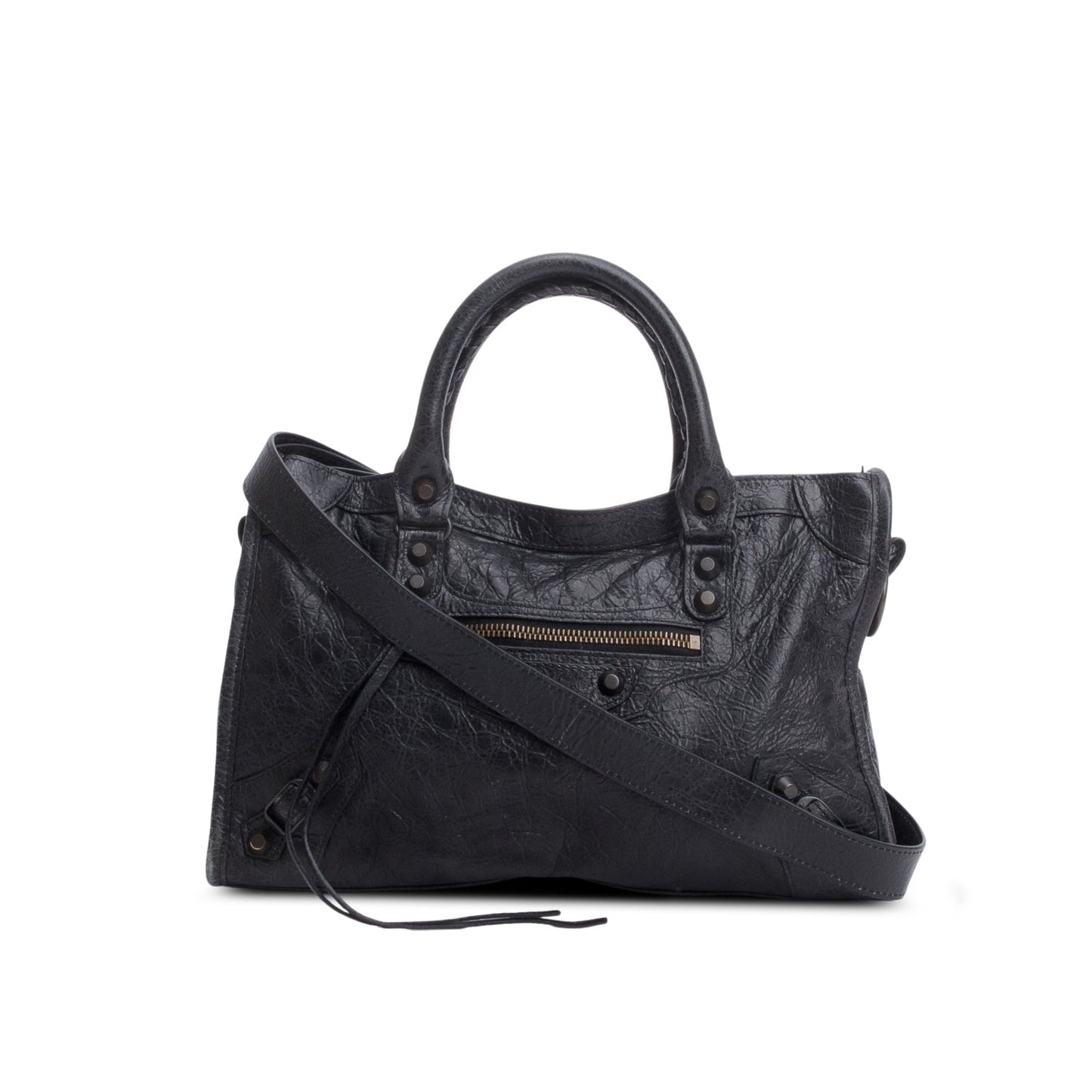 Balenciaga Arena Le City Bag Leather Black Travel Bag