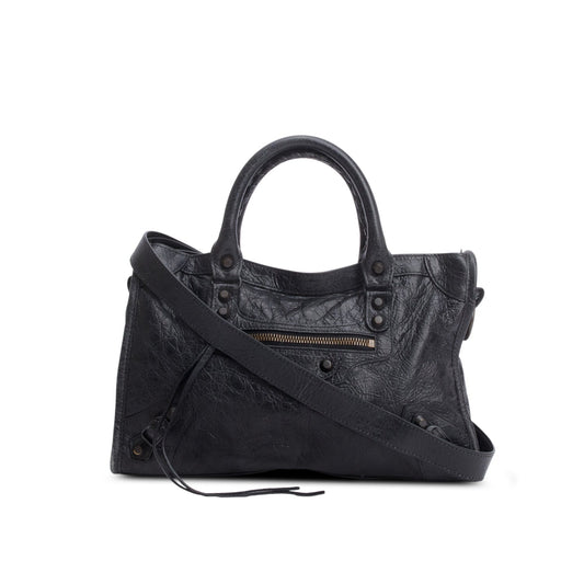 Balenciaga Arena Le City Bag Leather Black Travel Bag