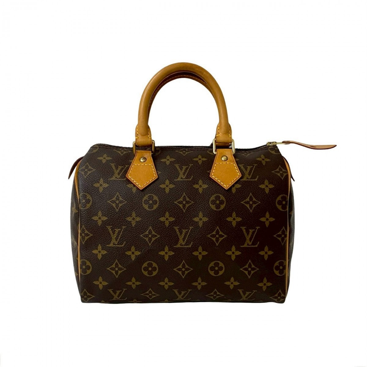 Louis Vuitton M41528 Speedy 25 Monogram Leather Brown Handbag