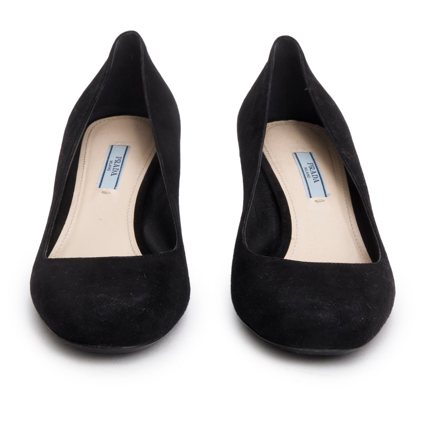 Prada Pumps, Size Handbag Suede Black Shoes