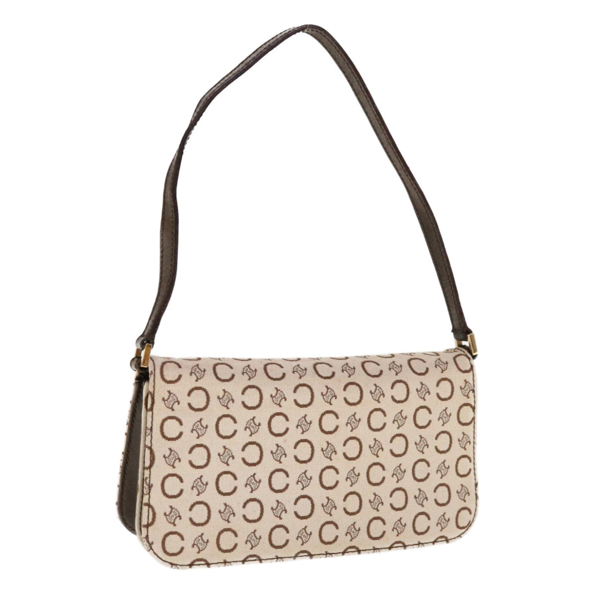 Luxury C Macadam Shoulder Bag Canvas Brown