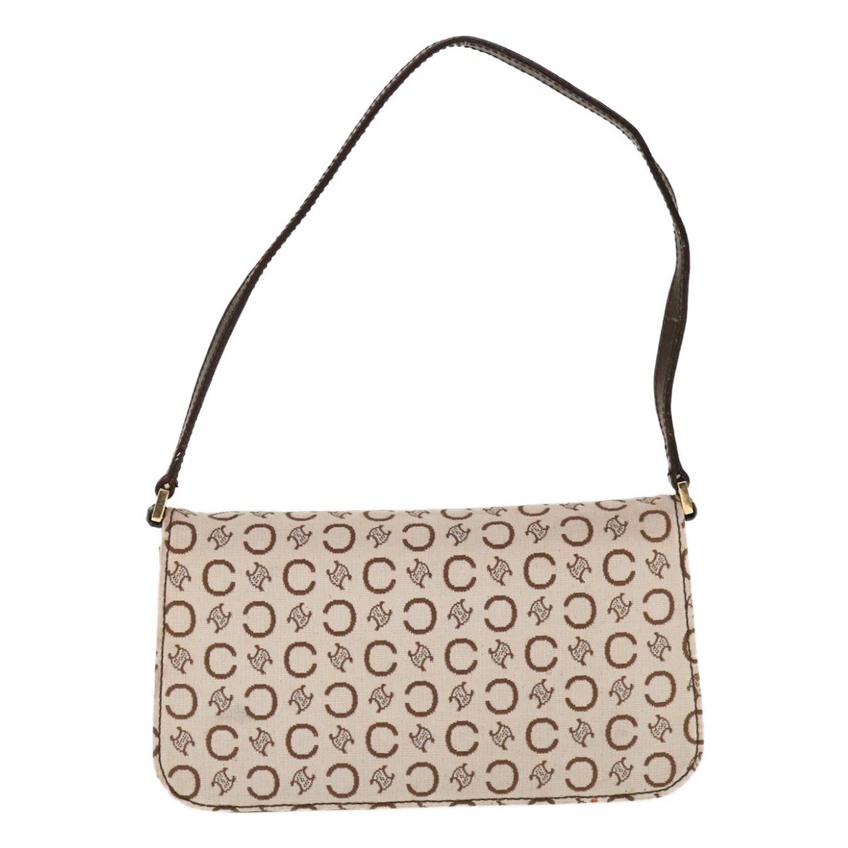 Luxury C Macadam Shoulder Bag Canvas Brown
