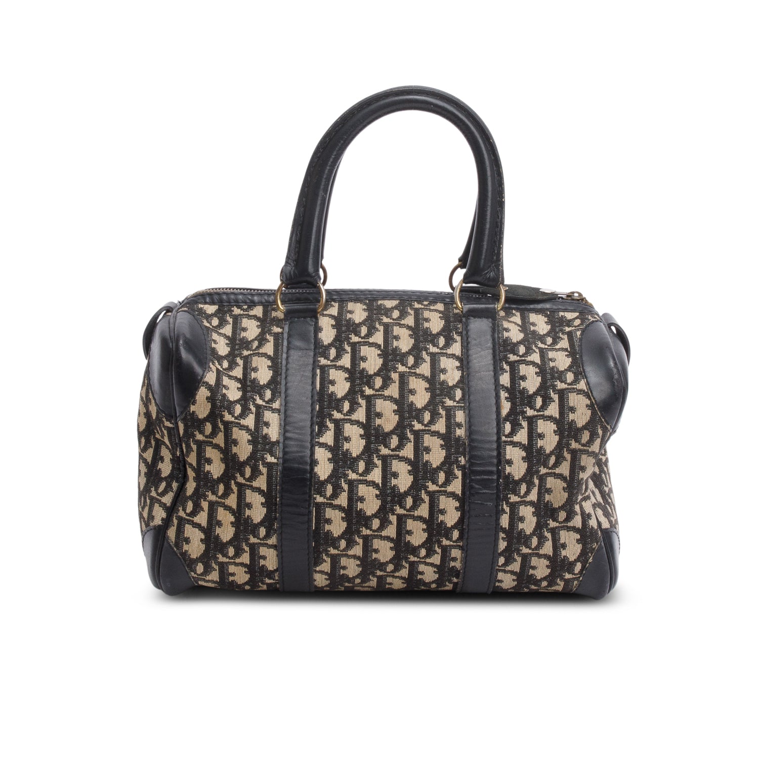 Dior Christian Navy issimo Boston Bag Small Travel Bag