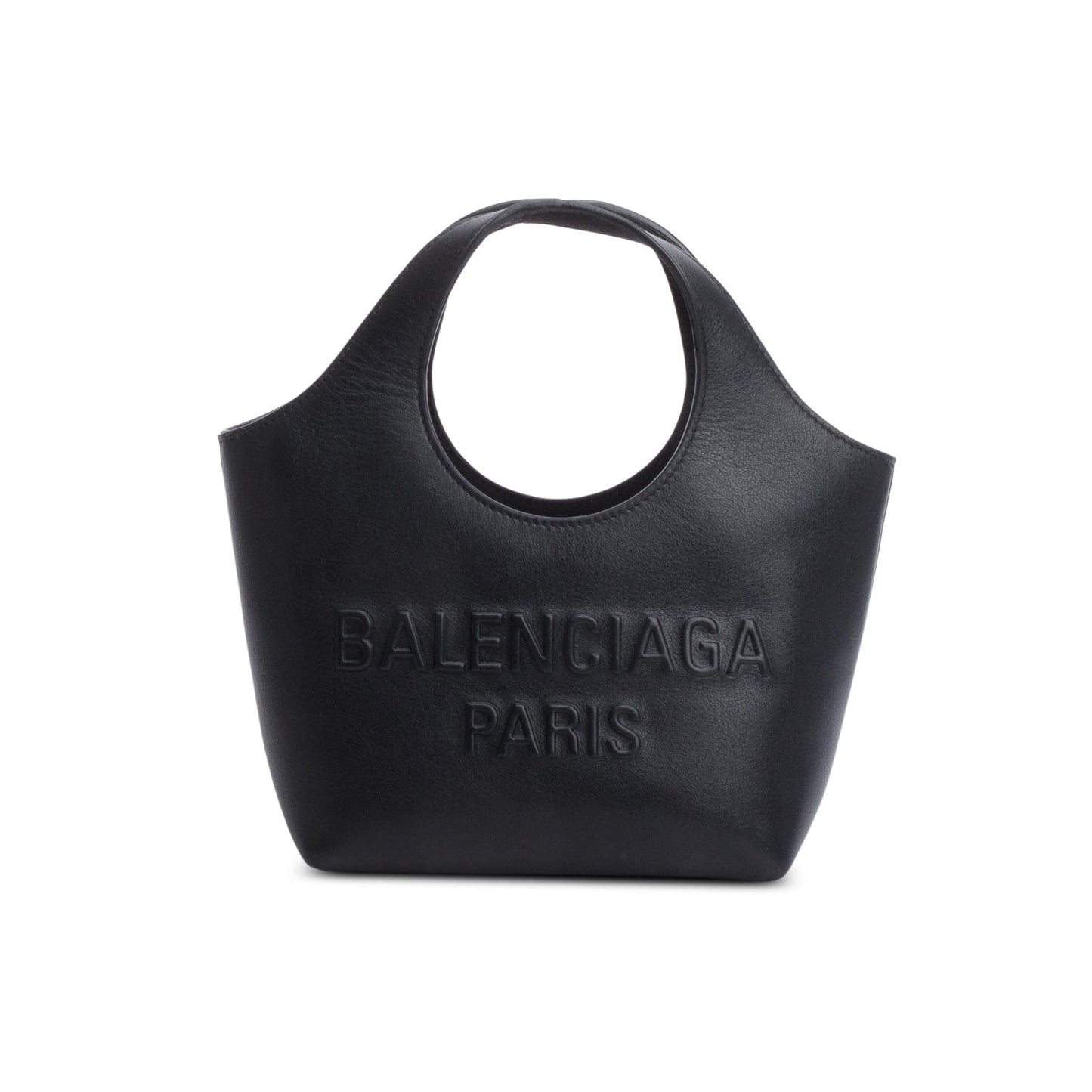 Balenciaga Smooth Calfskin Xs Mary Kate Tote Bag Black
