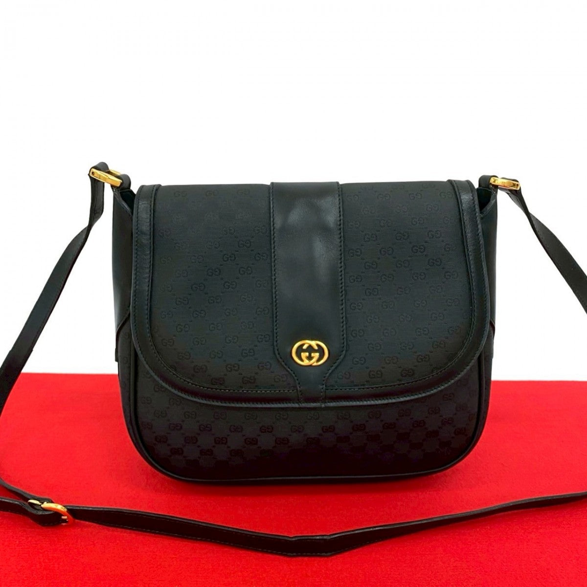 Gucci Leather Black Shoulder Bag 3