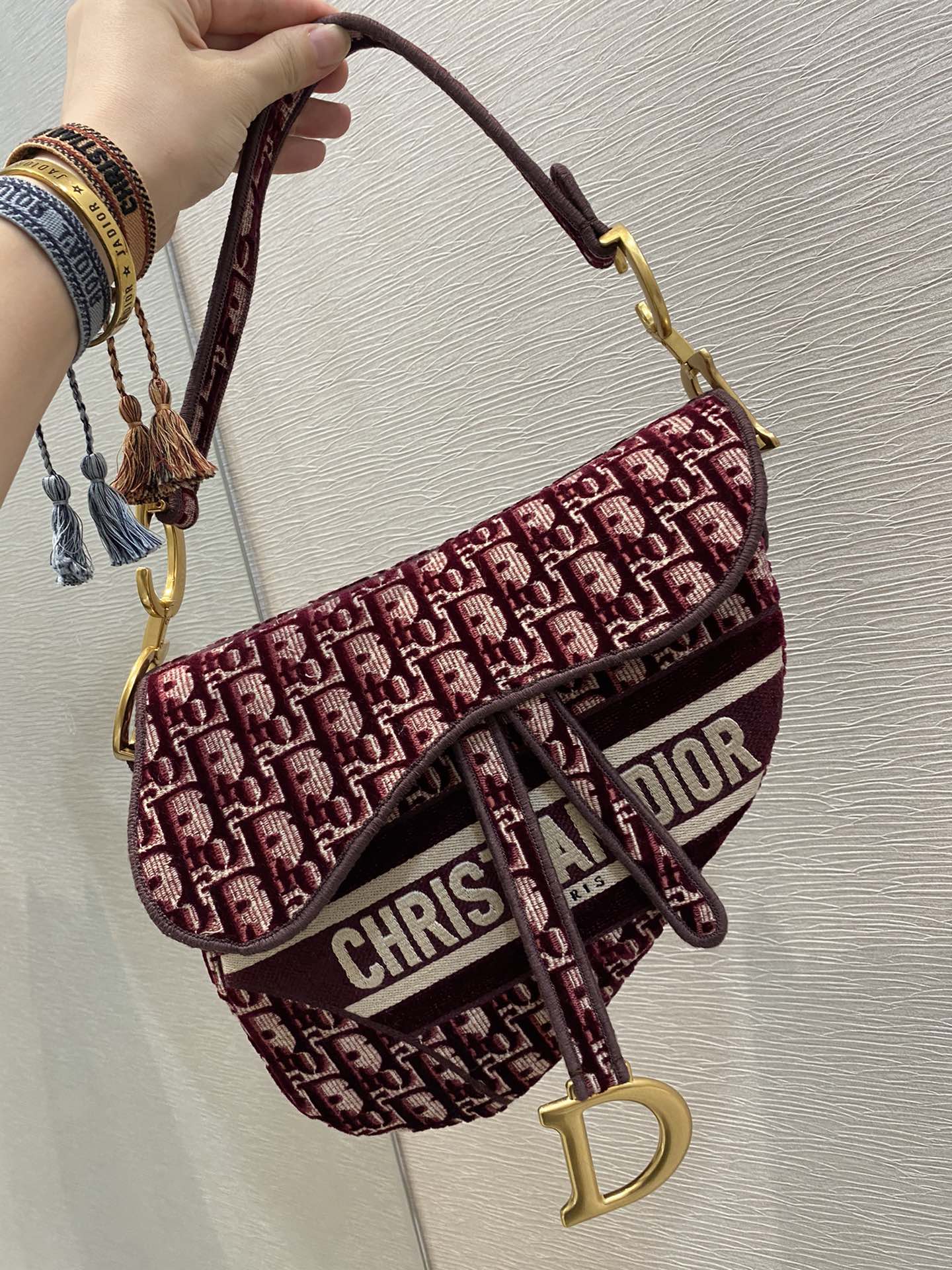 Saddle Cd Red Travel Bag