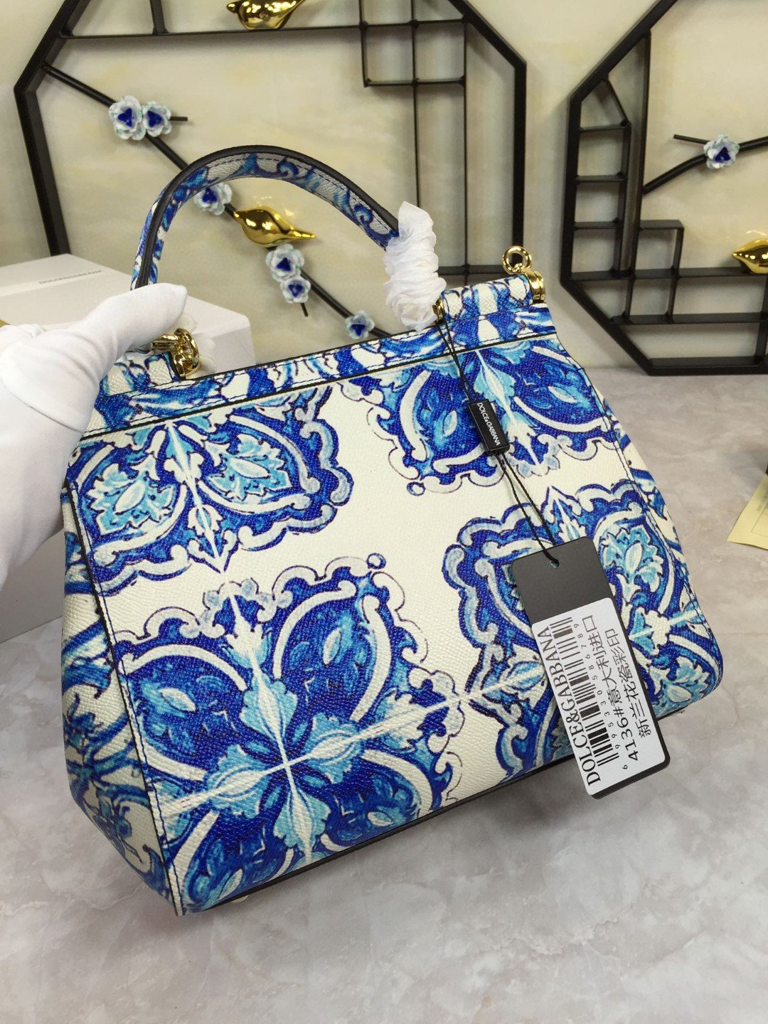 Top Quality Sicily Handbag In Dauphine Muticolour Medium Travel Bag