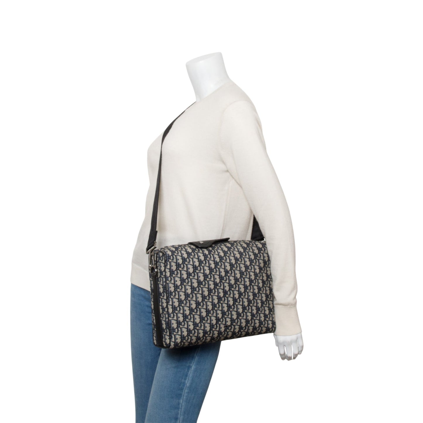 Dior Christian Oblique Lingot Messenger Bag Travel Bag