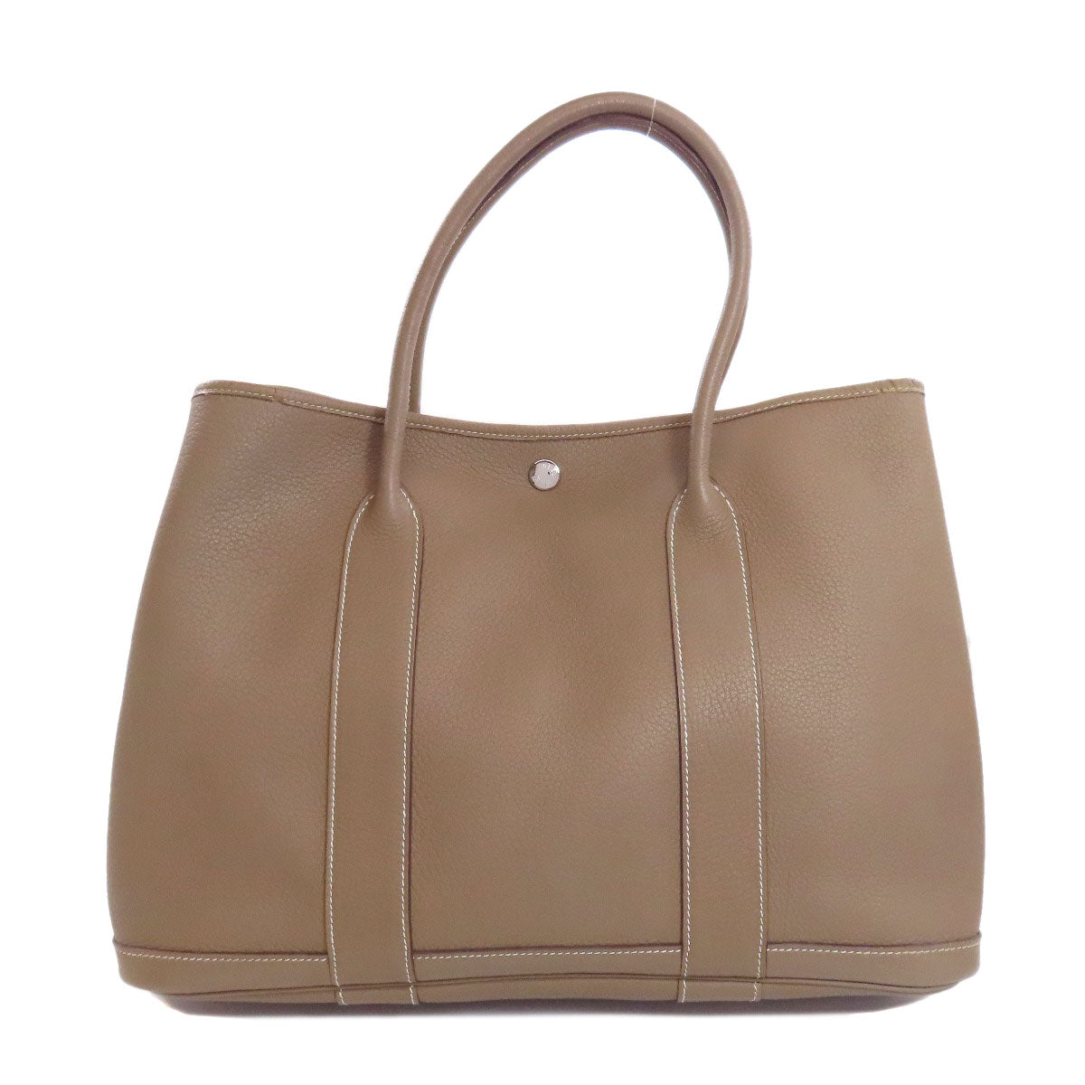 Hermes Tote Bag Negonda Garden Party Pm Etoupe Silvermetal Brown