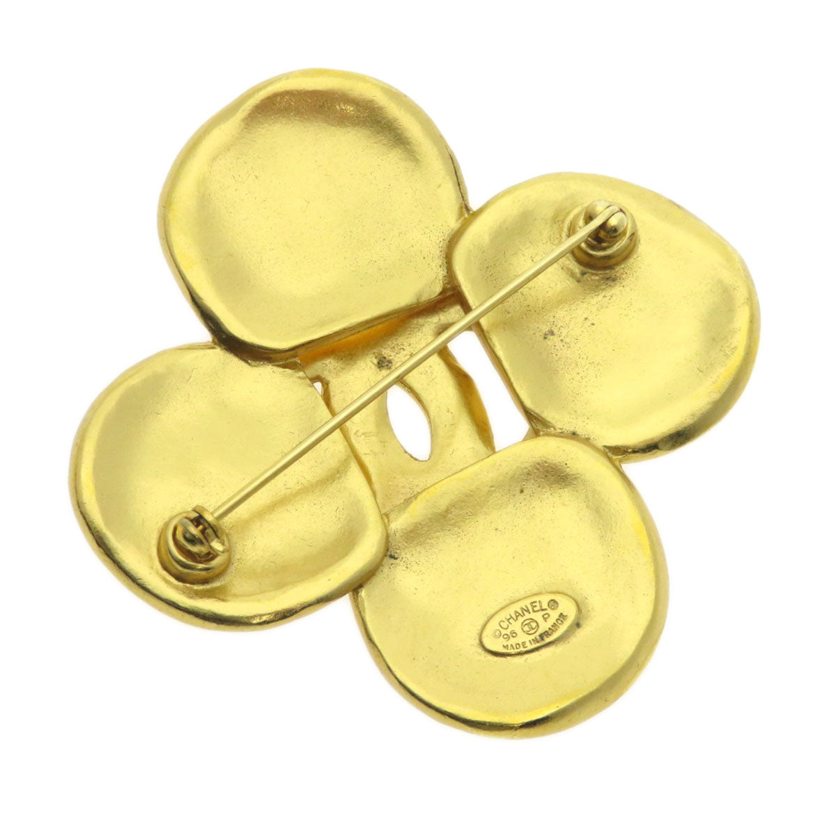 Chanel Brooch Gold Handbag 11