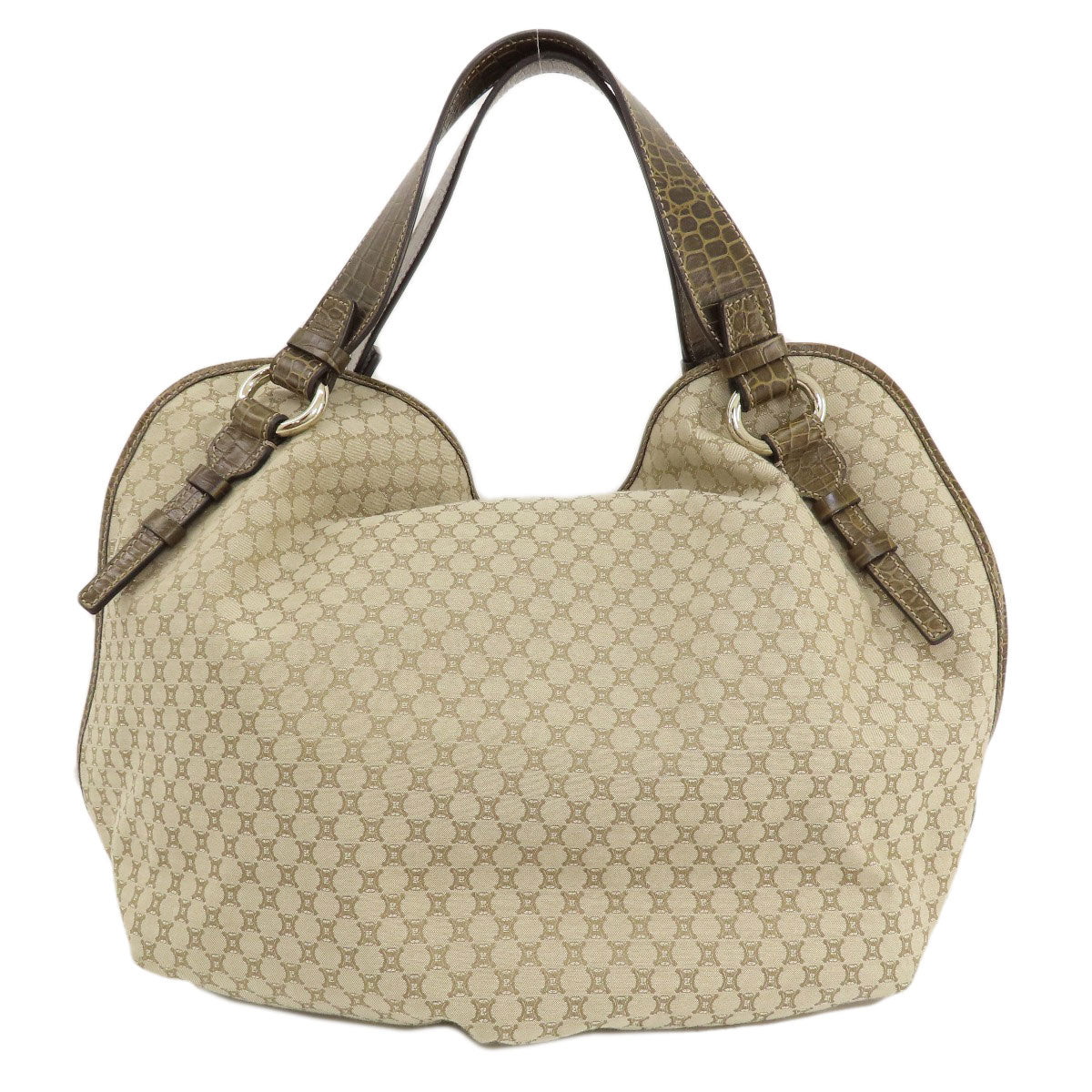 Tote Bag Macadam Pattern Women Canvas Beige